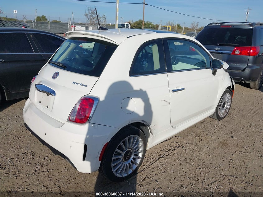 VIN 3C3CFFCH0JT530462 2018 FIAT 500 LOUNGE