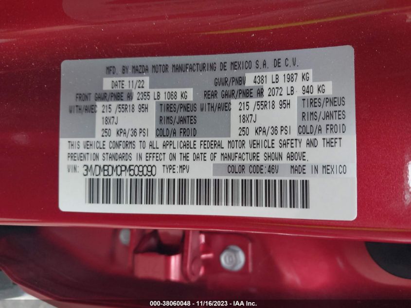 2023 MAZDA CX-30 PREMIUM - 3MVDMBDM0PM509090