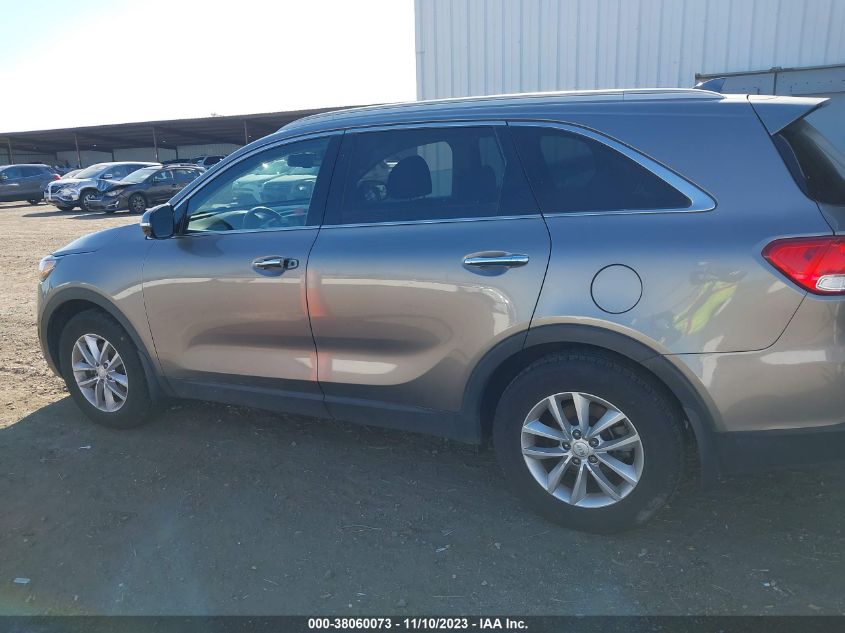 2018 KIA SORENTO LX V6 - 5XYPG4A57JG385306