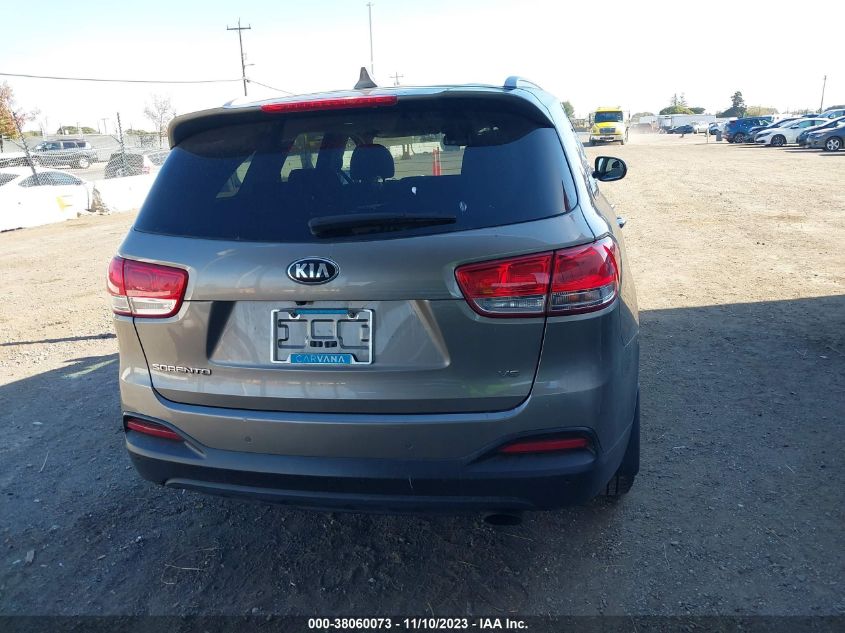 2018 KIA SORENTO LX V6 - 5XYPG4A57JG385306