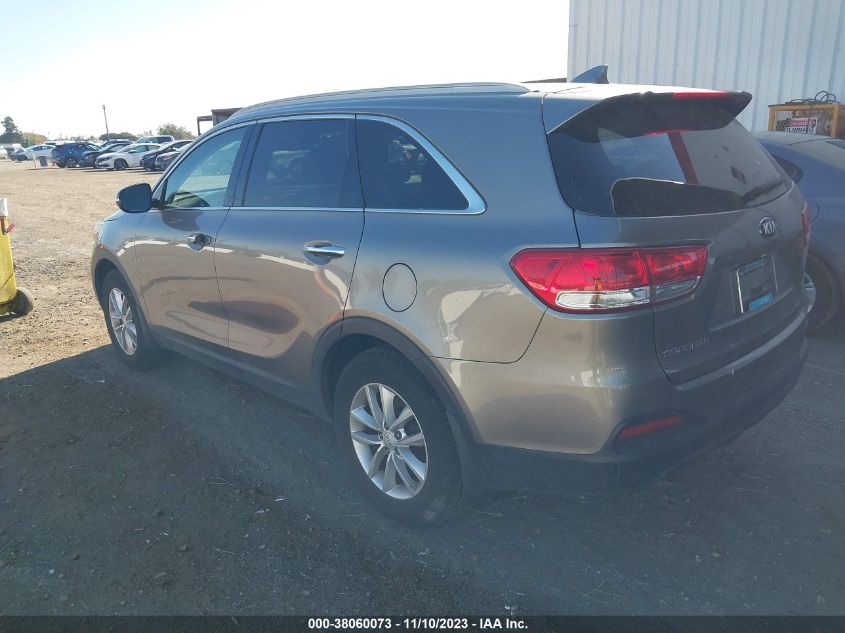 2018 KIA SORENTO LX V6 - 5XYPG4A57JG385306