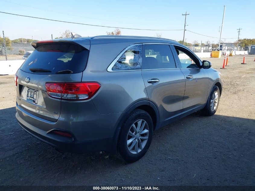 2018 KIA SORENTO LX V6 - 5XYPG4A57JG385306