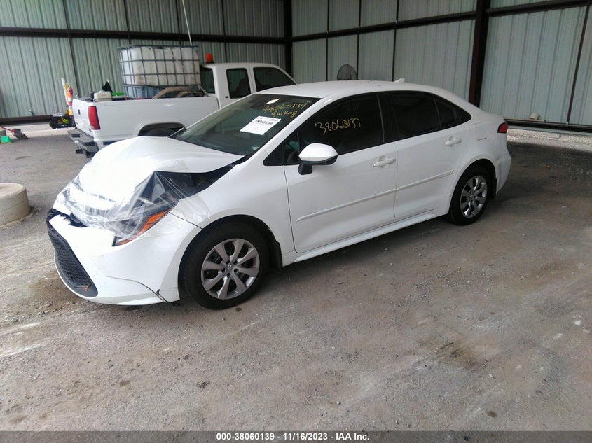 VIN 5YFEPMAE8NP320618 2022 TOYOTA COROLLA LE