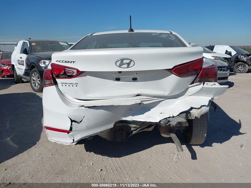 VIN 3KPC24A61NE190262 2022 HYUNDAI ACCENT SE/SEL