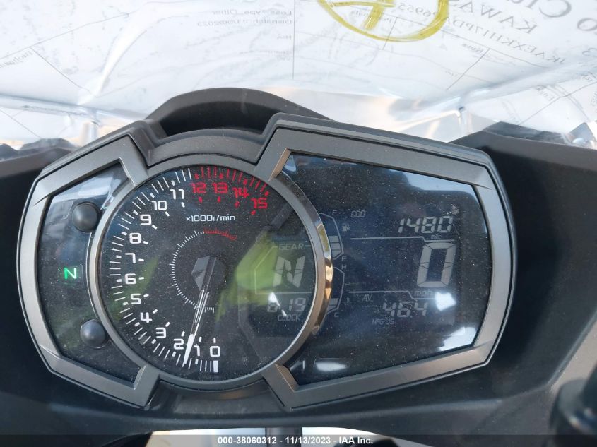 VIN JKAEXKH17PDAP6955 2023 KAWASAKI EX400
