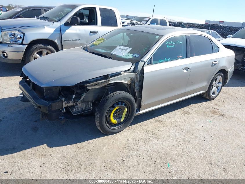 2013 VOLKSWAGEN PASSAT 2.5L SE - 1VWBP7A32DC019270