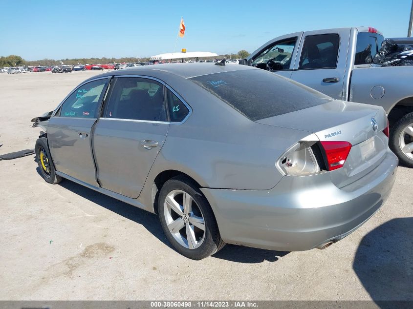 2013 VOLKSWAGEN PASSAT 2.5L SE - 1VWBP7A32DC019270