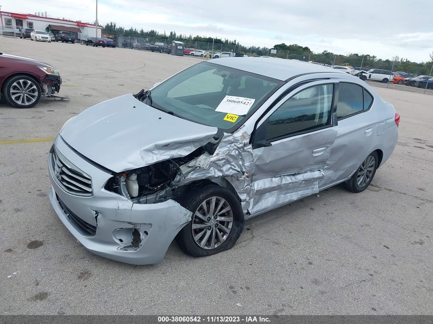 VIN ML32F3FJ2JHF04096 2018 MITSUBISHI MIRAGE G4 ES