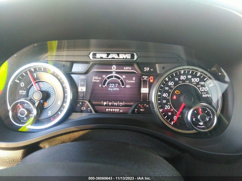 VIN 1C6SRFJM1LN215341 2020 RAM 1500 LARAMIE