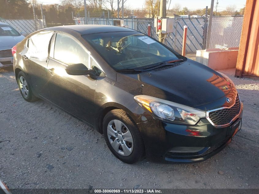 2015 KIA FORTE LX - KNAFK4A65F5420439