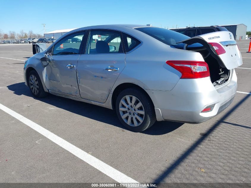 VIN 3N1AB7AP2HY274291 2017 NISSAN SENTRA S/SV/SR/SL