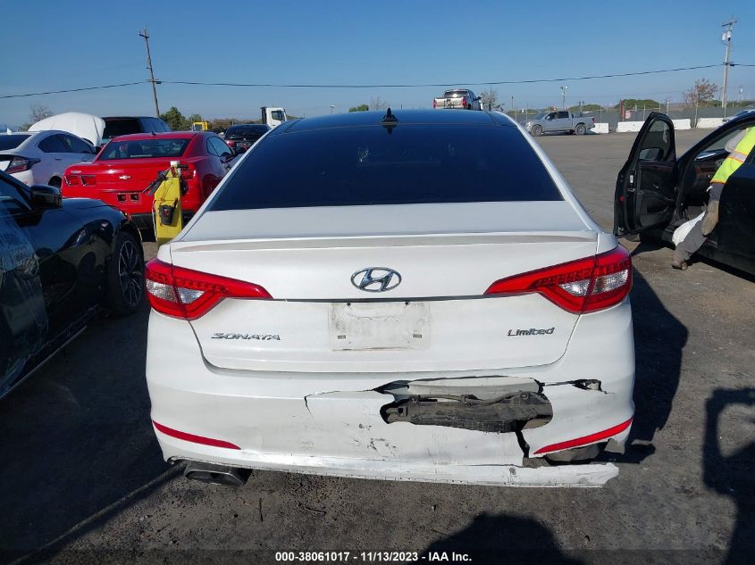 2016 HYUNDAI SONATA LIMITED - 5NPE34AFXGH320558