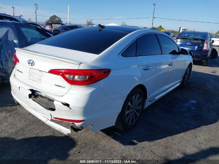 2016 HYUNDAI SONATA LIMITED - 5NPE34AFXGH320558