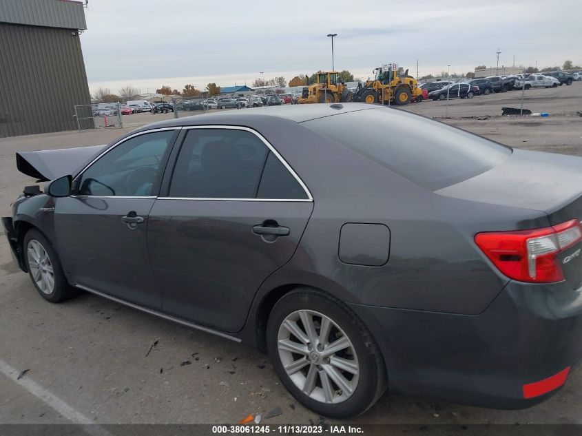 2014 TOYOTA CAMRY HYBRID XLE - 4T1BD1FK8EU124315
