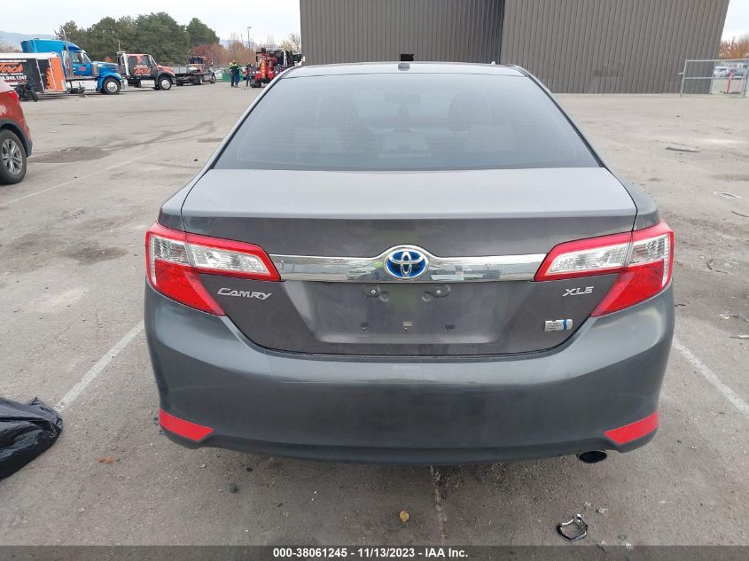 2014 TOYOTA CAMRY HYBRID XLE - 4T1BD1FK8EU124315