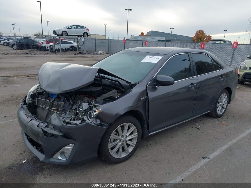 2014 TOYOTA CAMRY HYBRID XLE - 4T1BD1FK8EU124315