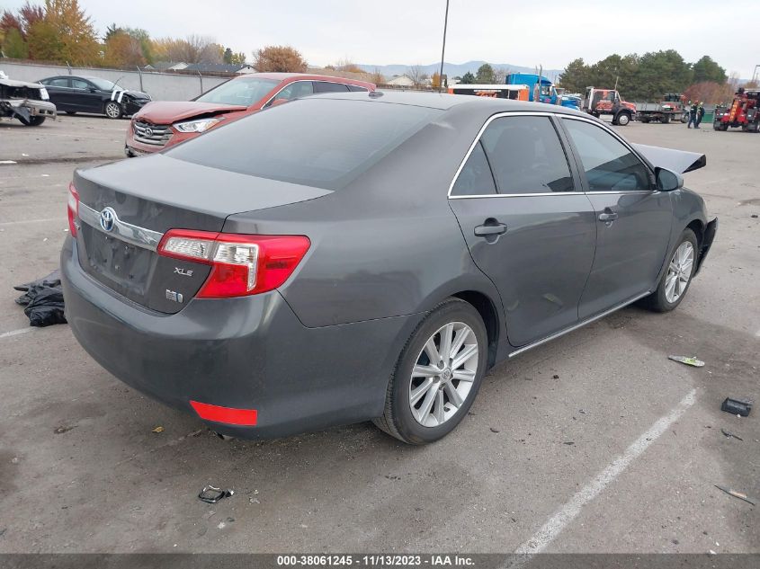 2014 TOYOTA CAMRY HYBRID XLE - 4T1BD1FK8EU124315