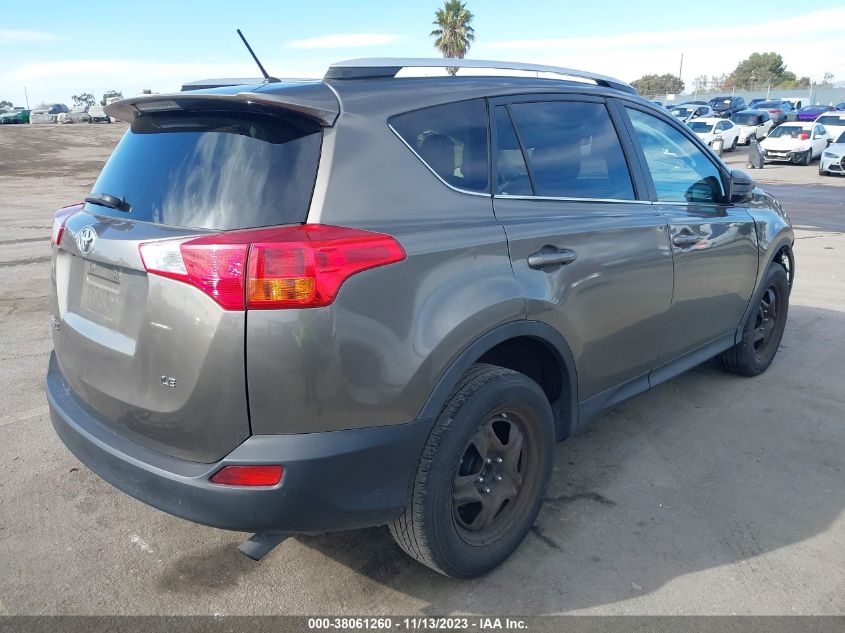 2013 TOYOTA RAV4 LE - JTMZFREV1DD004751