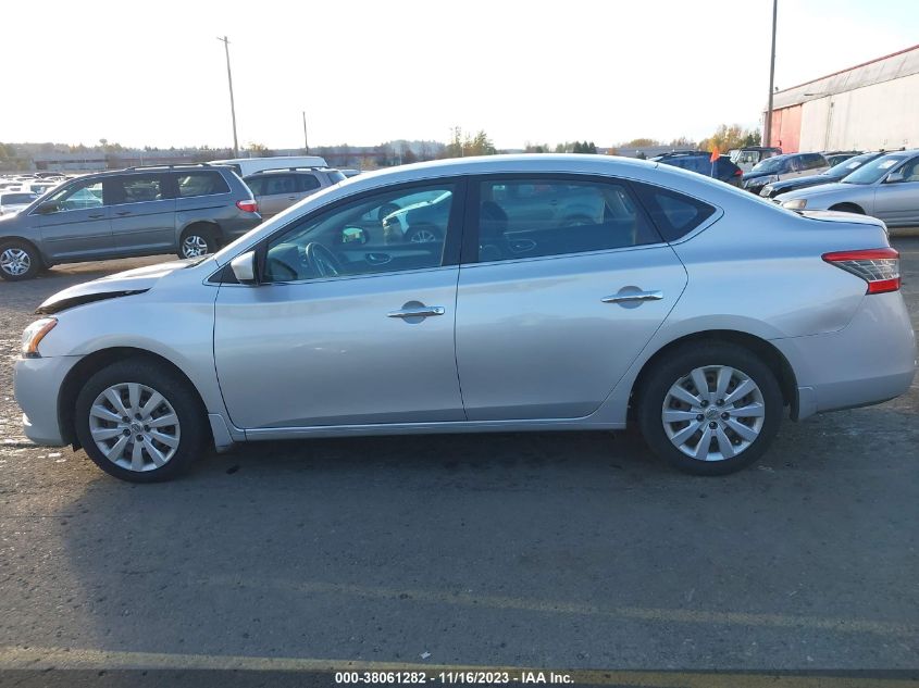 2015 NISSAN SENTRA S - 3N1AB7AP8FY226713