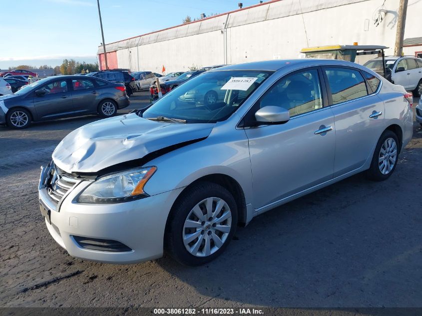 2015 NISSAN SENTRA S - 3N1AB7AP8FY226713