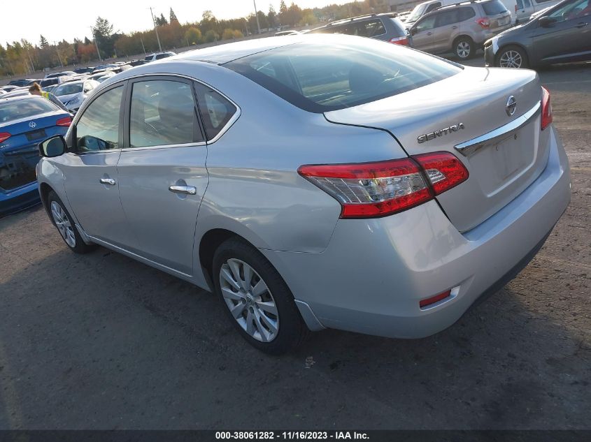 2015 NISSAN SENTRA S - 3N1AB7AP8FY226713