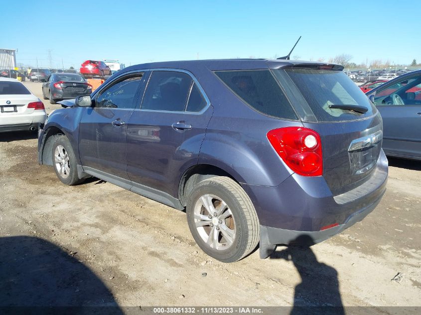 2013 CHEVROLET EQUINOX LS - 2GNALBEKXD6332968
