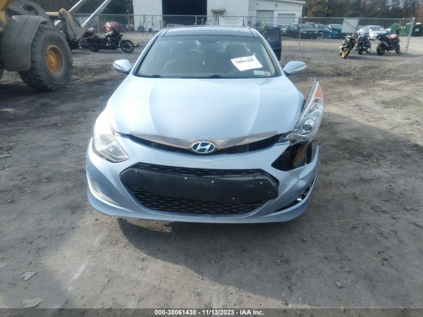 2014 HYUNDAI SONATA HYBRID LIMITED - KMHEC4A4XEA108127