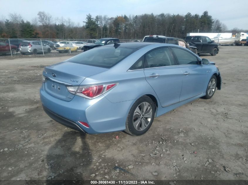 2014 HYUNDAI SONATA HYBRID LIMITED - KMHEC4A4XEA108127