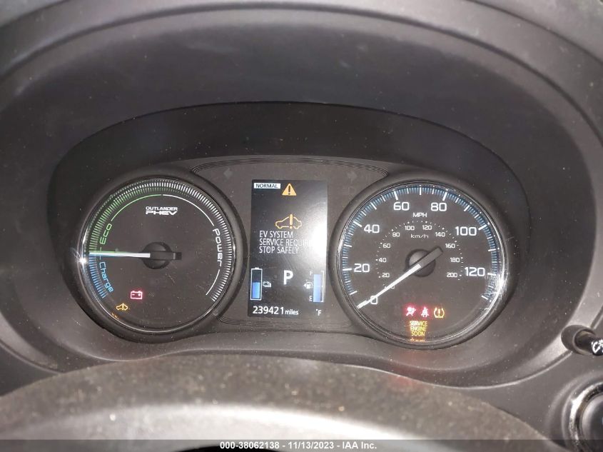 2018 MITSUBISHI OUTLANDER PHEV SEL JA4J24A54JZ057938