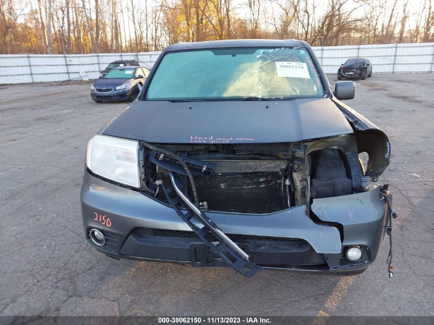 2013 HONDA PILOT EXL - 5FNYF4H55DB066513