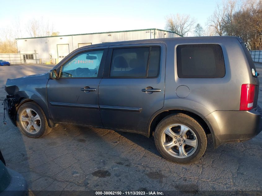 2013 HONDA PILOT EXL - 5FNYF4H55DB066513