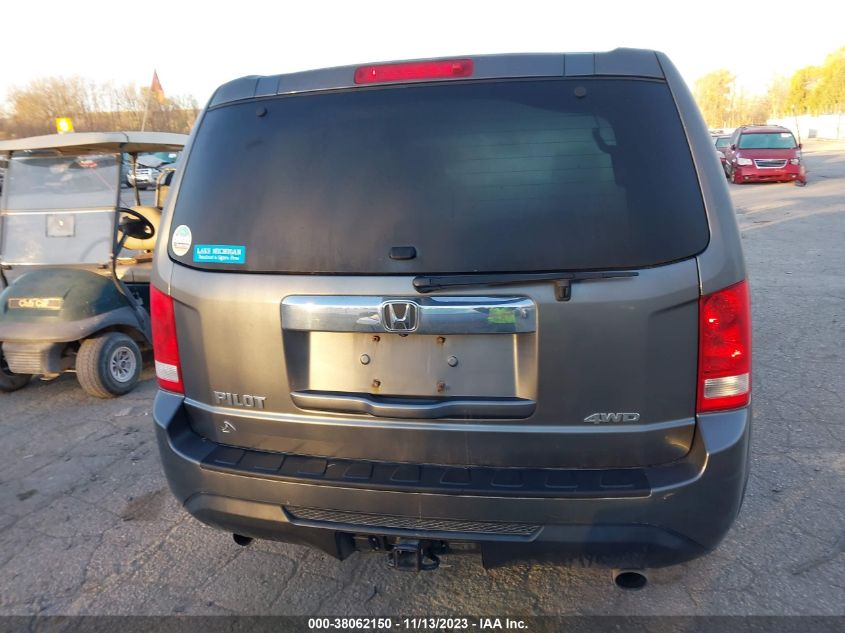 2013 HONDA PILOT EXL - 5FNYF4H55DB066513