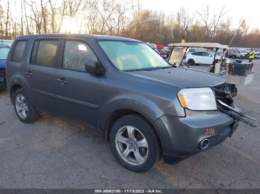2013 HONDA PILOT EXL - 5FNYF4H55DB066513