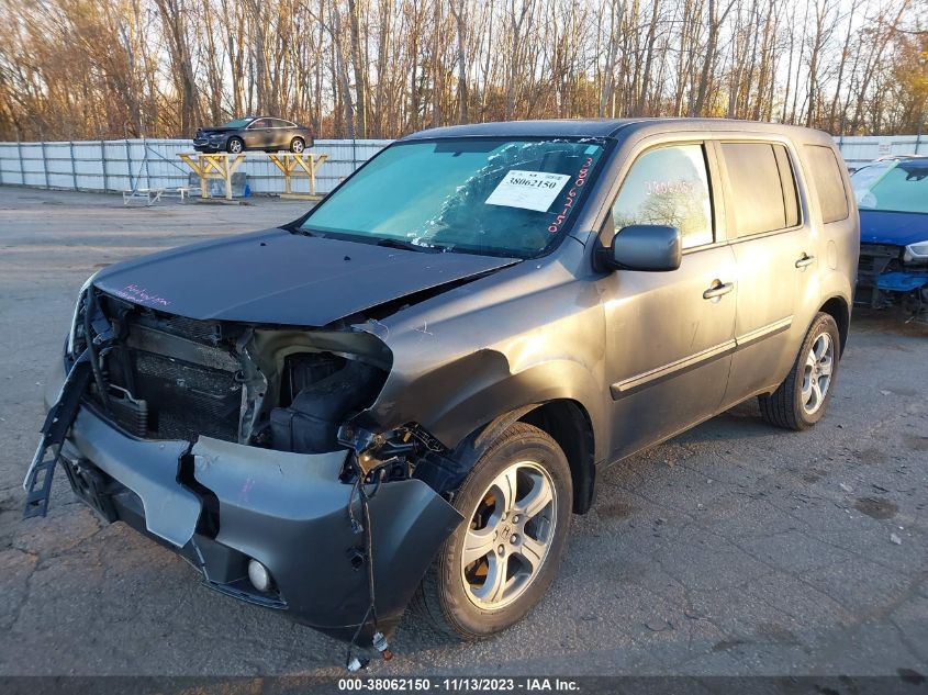 2013 HONDA PILOT EXL - 5FNYF4H55DB066513