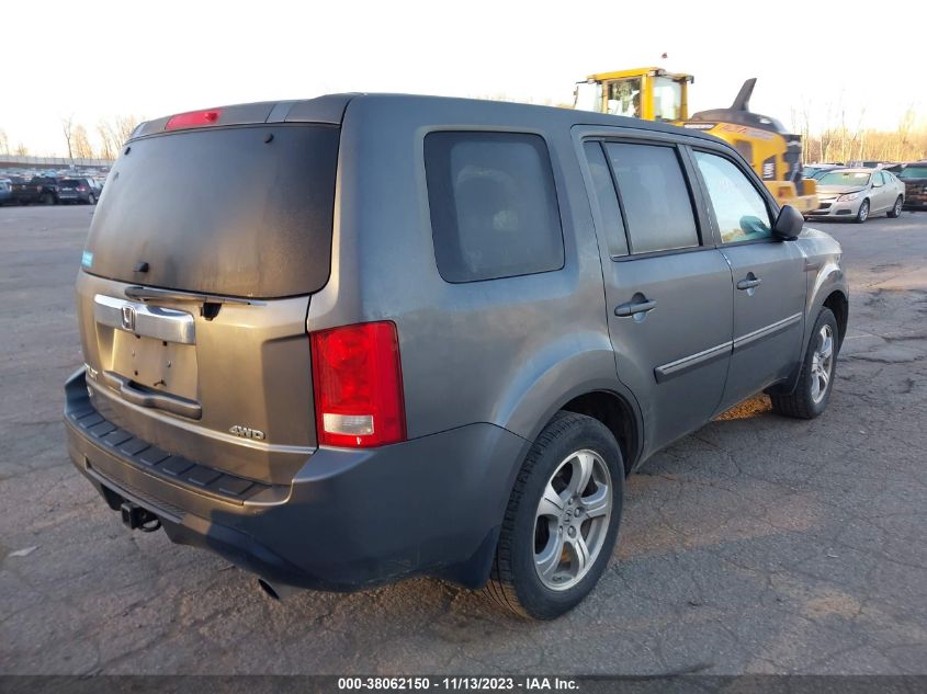 2013 HONDA PILOT EXL - 5FNYF4H55DB066513