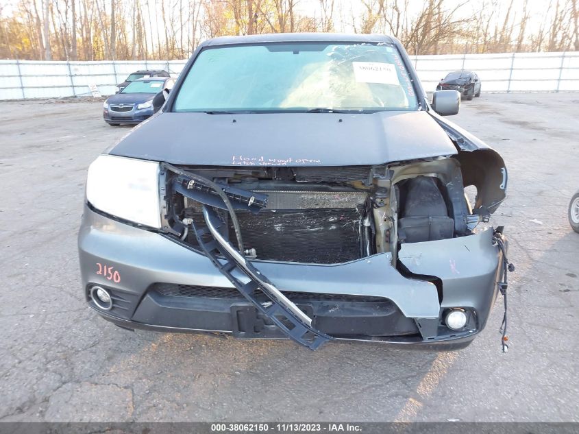 2013 HONDA PILOT EXL - 5FNYF4H55DB066513