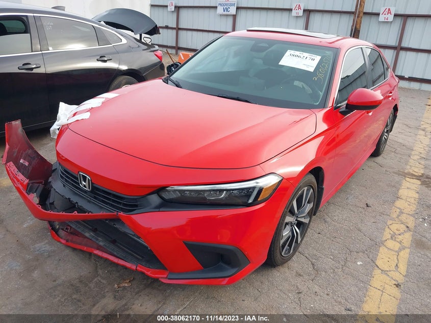 VIN 2HGFE1F7XNH321389 2022 HONDA CIVIC EX