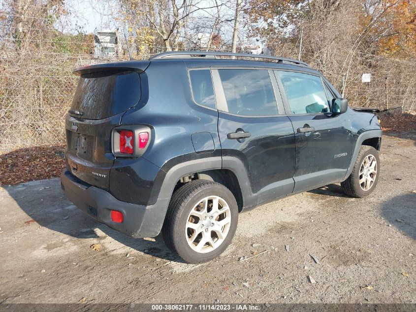 2018 JEEP RENEGADE SPORT - ZACCJBAB7JPJ13149