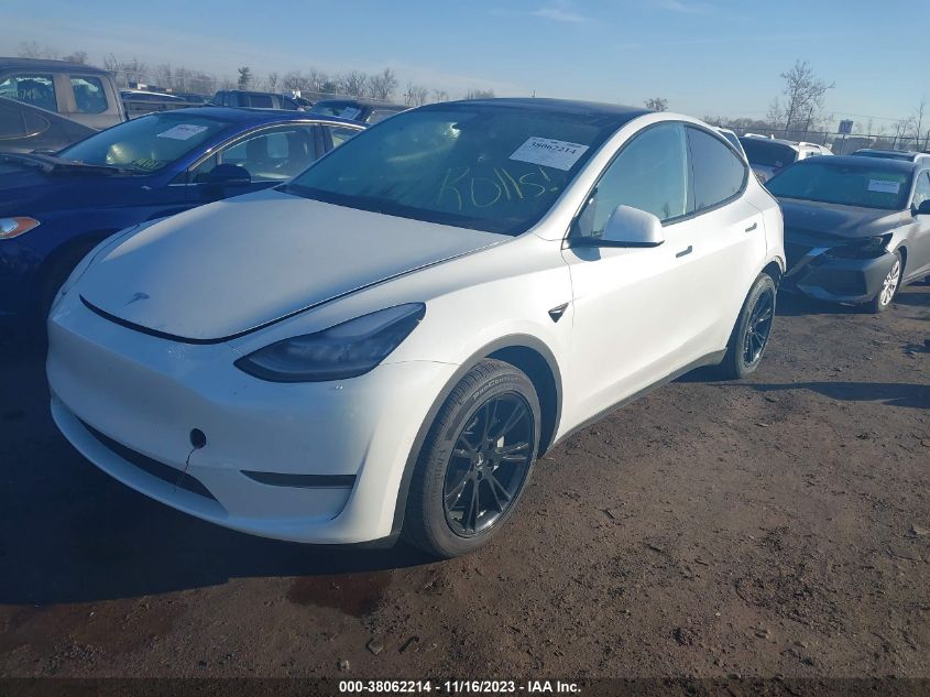 2020 TESLA MODEL Y LONG RANGE - 5YJYGDEEXLF050453