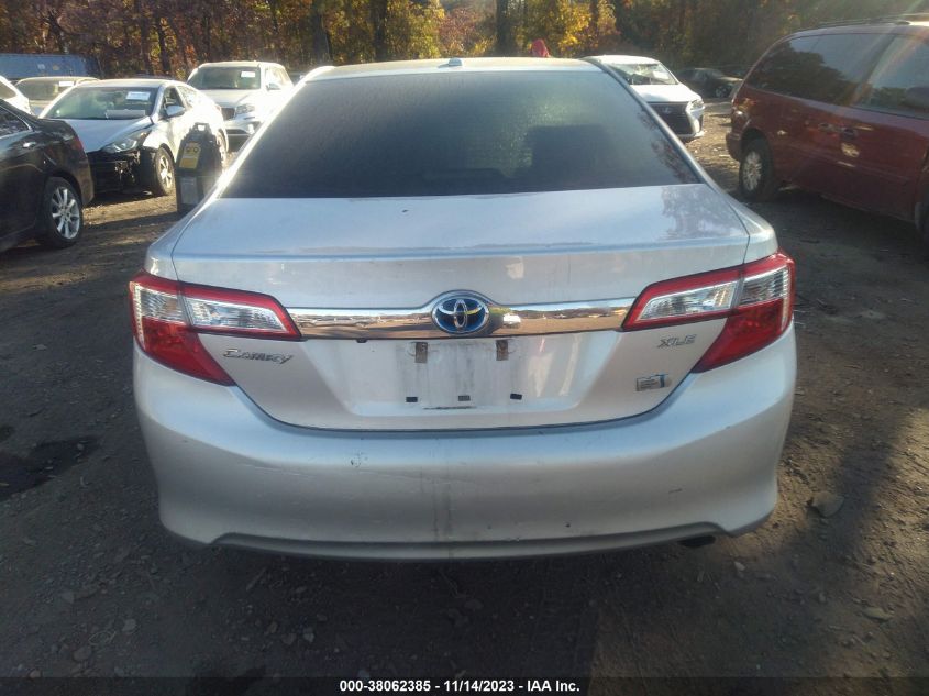 2013 TOYOTA CAMRY HYBRID LE/XLE - 4T1BD1FK6DU086243