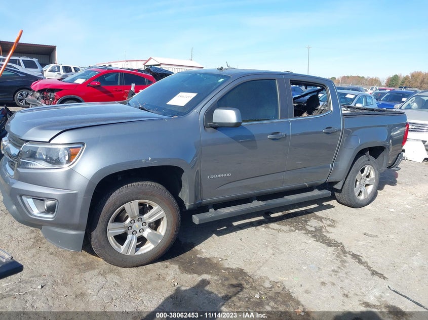 VIN 1GCGSCEN9J1273383 2018 CHEVROLET COLORADO LT