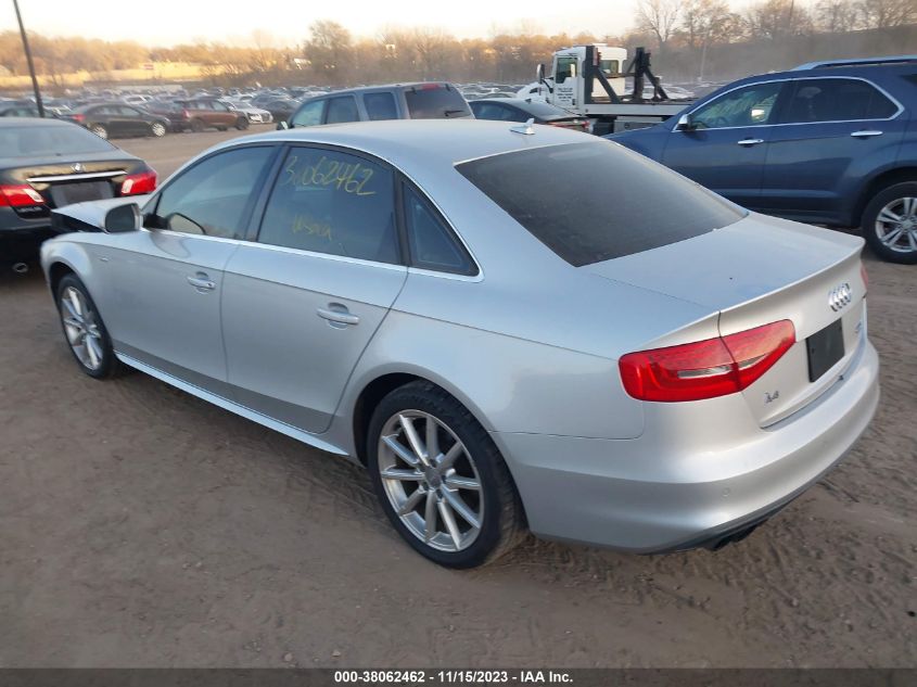 2014 AUDI A4 2.0T PREMIUM - WAUFFAFL1EN034049