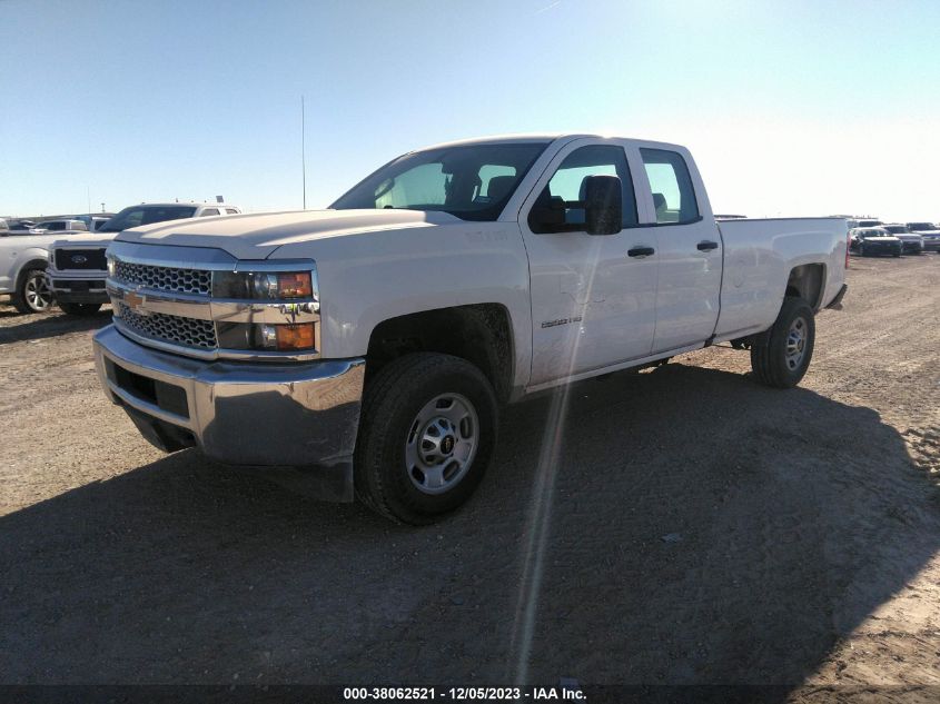 VIN 2GC2CREG6K1171885 2019 CHEVROLET SILVERADO 2500HD WT