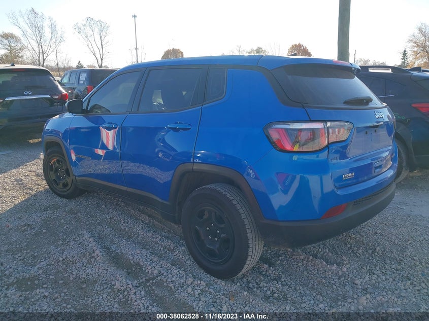 VIN 3C4NJCAB1LT144376 2020 JEEP COMPASS SPORT FWD