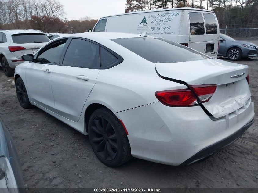 2015 CHRYSLER 200 S - 1C3CCCBB3FN614951