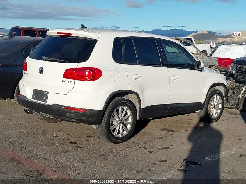 2014 VOLKSWAGEN TIGUAN SE - WVGAV3AX4EW540275