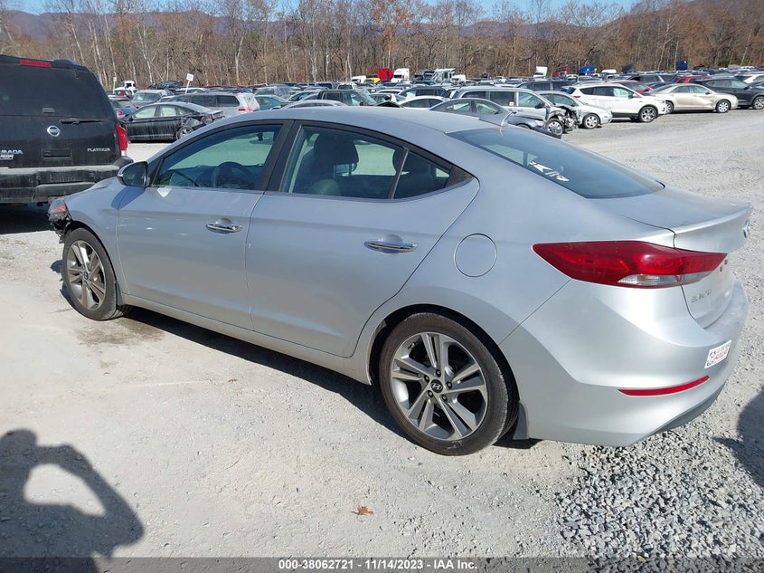 VIN KMHD84LF8HU284575 2017 HYUNDAI ELANTRA SE/VALUE/LIMITED
