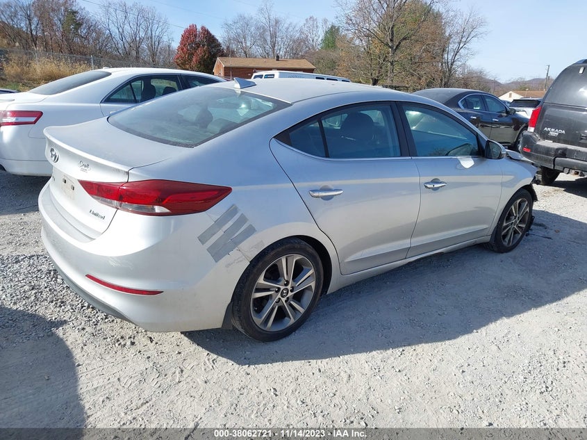 VIN KMHD84LF8HU284575 2017 HYUNDAI ELANTRA SE/VALUE/LIMITED