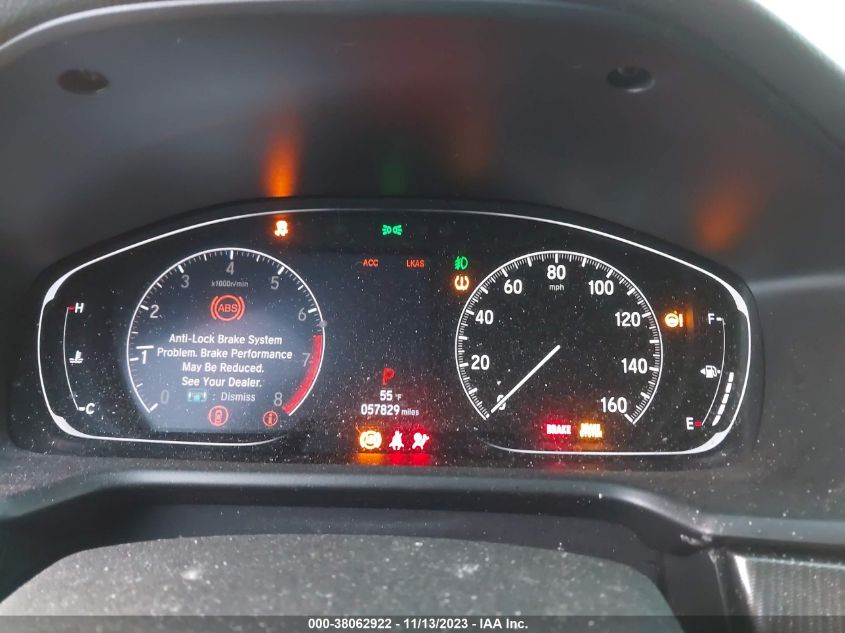2019 HONDA ACCORD SPORT - 1HGCV1F36KA099766
