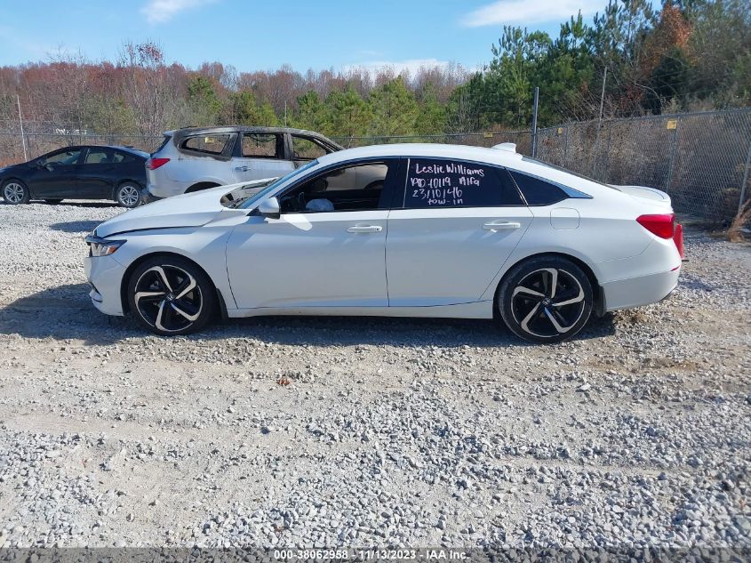 2018 HONDA ACCORD SPORT - 1HGCV1F37JA165188